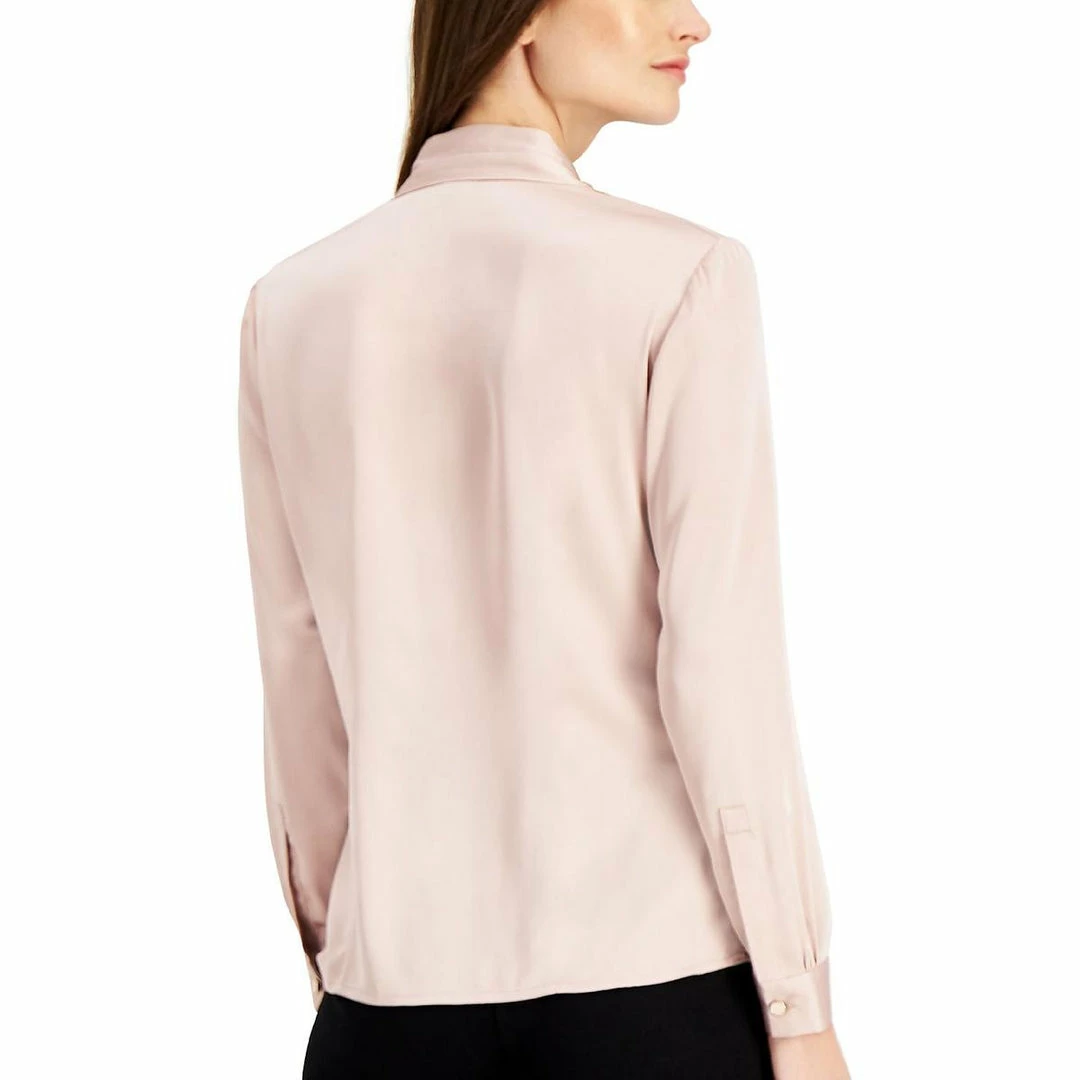 Flash Sale π Anne Klein π© Womens Satin Tie Neck Blouse π 4 Flash Sale π Anne Klein π© Womens Satin Tie Neck Blouse π - Image 2