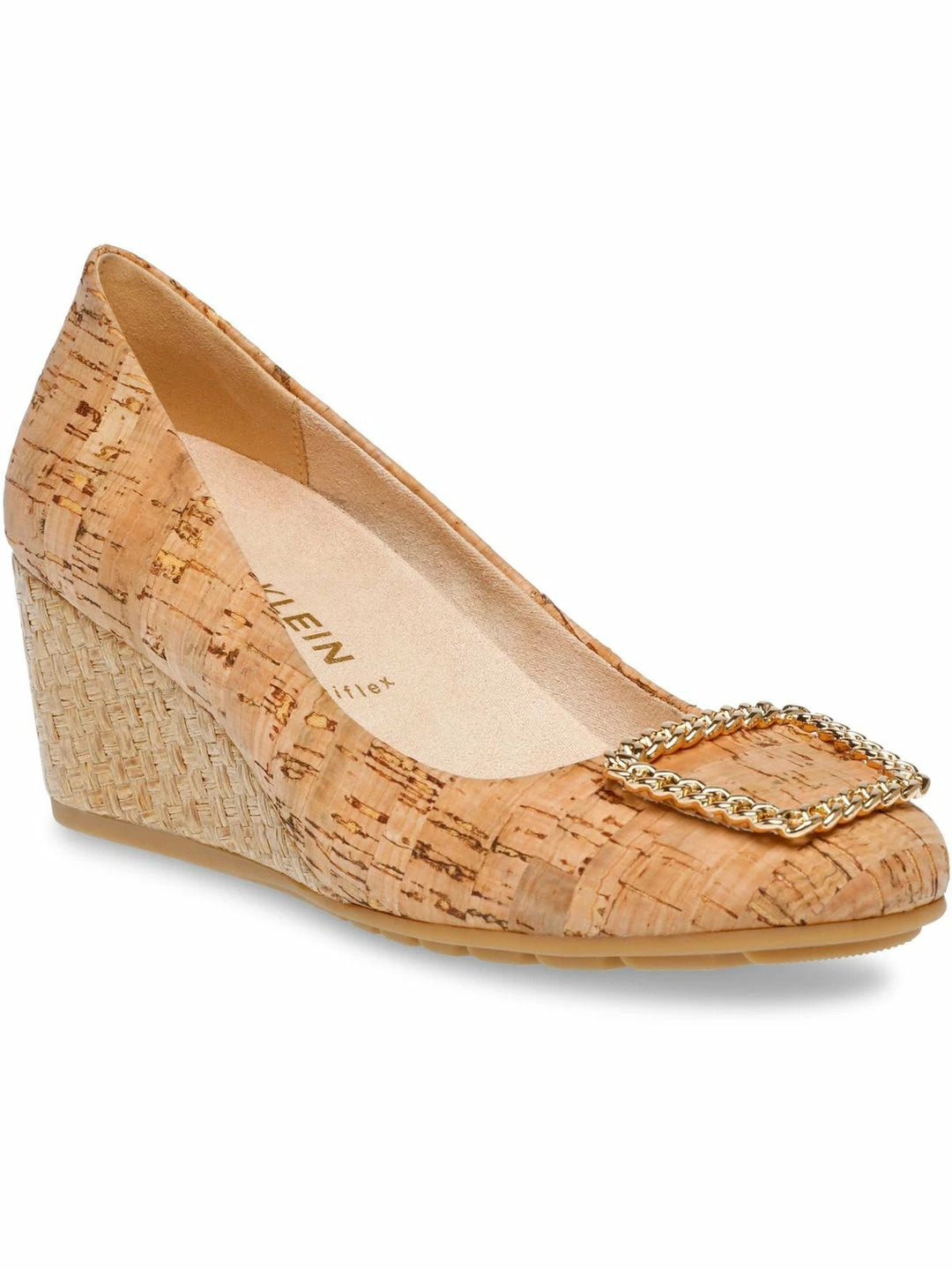 Promo π Anne Klein Shantell π© Womens Chain Slip-on Wedge π Heels π― 8 Promo π Anne Klein Shantell π© Womens Chain Slip-on Wedge π Heels π― - Image 6