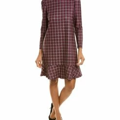 Budget 🧨 Anne Klein Ruffle Hem Shift 👗 Dress for 👩 women ✨