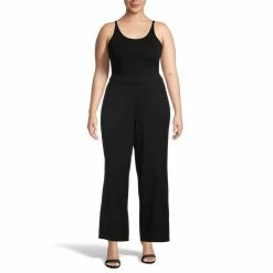 Budget ✔️ Anne Klein Plus 👩 Womens Knit High Rise Wide Leg Pants 🎉