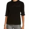 Budget ❤️ Anne Klein Lace Stitch Yoke Cashmere-Blend Sweater for 👩 women 🔥 -Anne Klein Sales 122e9374ace343479c128043b99633d1 1080x