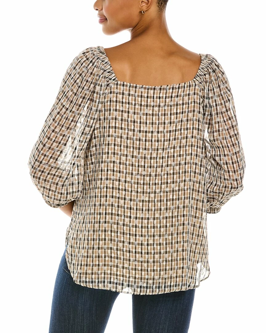 Budget π Anne Klein Plaid Popover Blouse for π© women π 4 Budget π Anne Klein Plaid Popover Blouse for π© women π - Image 2