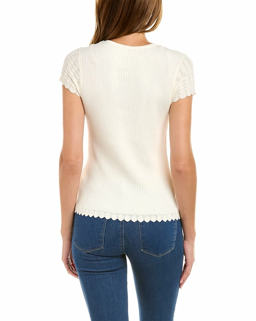 Buy π― Anne Klein Pointelle Sleeve Top for π© women π₯ 4 Buy π― Anne Klein Pointelle Sleeve Top for π© women π₯ - Image 2