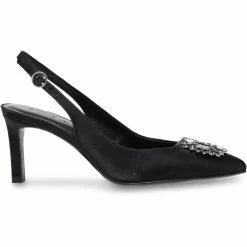 Coupon 🛒 Anne Klein Rachela 👩 Womens Embellished Pointed toe Slingback 👠 Heels 🤩