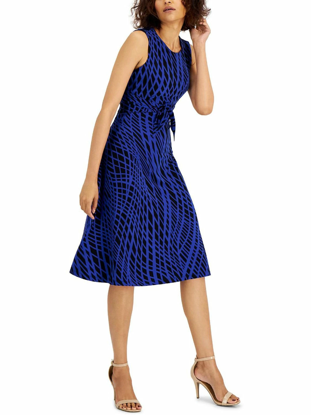 Discount π Anne Klein π© Womens Printed Sleeveless Sheath π Dress π 3 Discount π Anne Klein π© Womens Printed Sleeveless Sheath π Dress π