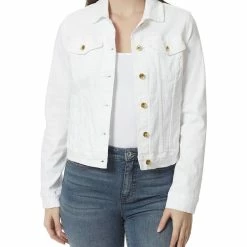 Flash Sale π Anne Klein π© Womens Jean Lightweight Denim Jacket π₯