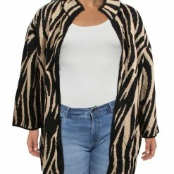 Cheap 🧨 Anne Klein 👩 Womens Open Front Long Mock Turtleneck Sweater 😉