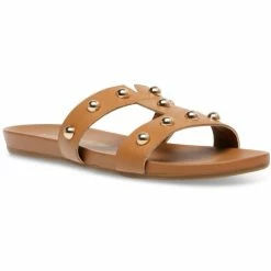 Brand new 🔔 Anne Klein Ely 👩 Womens Studded Open Toe Slide 🩴 Sandals 🌟