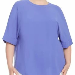 Best Sale 🥰 Anne Klein Plus 👩 Womens Pleat Back Business Blouse 👍