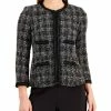 New ⌛ Anne Klein 👩 Womens Tweed Suit Seperate Collarless Blazer 😉