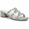 Cheapest ✔️ Anne Klein Ray 👩 Womens Metallic Studded 👗 Dress 🩴 Sandals ✨