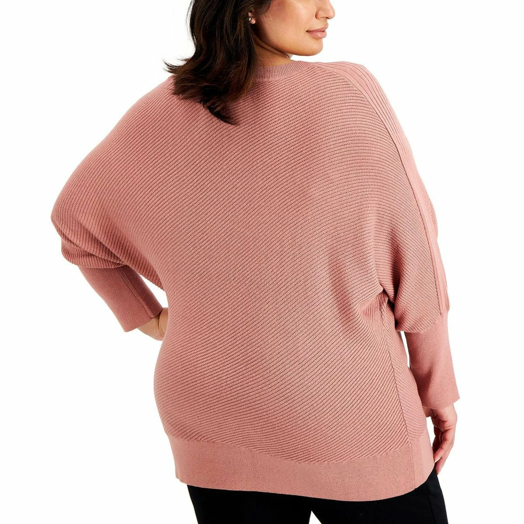 New π Anne Klein Plus π© Womens Cable Knit Ribbed Trim Pullover Sweater π₯ 4 New π Anne Klein Plus π© Womens Cable Knit Ribbed Trim Pullover Sweater π₯ - Image 2