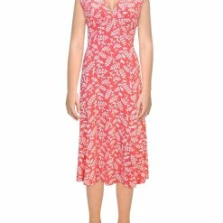 Cheapest ❤️ Anne Klein 👩 Womens Party Midi Fit & Flare 👗 Dress 🎉