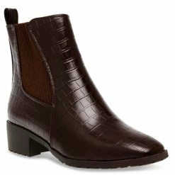 Promo 👏 Anne Klein 👩 Womens Faux Leather Zipper Ankle 🥾 Boots 😍