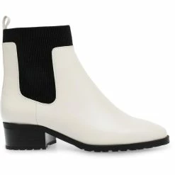 Hot Sale 🛒 Anne Klein CADY 👩 Womens Leather Casual Ankle 🥾 Boots 🤩