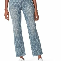 Discount 🌟 Anne Klein 👩 Womens Distressed Ombre Ankle 👖 Jeans ⌛