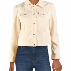 Best Pirce β¨ Anne Klein π© Womens Corduroy Lightweight Trucker Jacket π₯