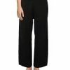 Best deal 🥰 Anne Klein 👩 Womens Ribbed Trim Pull On Wide Leg Pants 💯