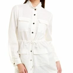 Best deal ✨ Anne Klein Drawstring Waist Linen-Blend Jacket for 👩 women ✨