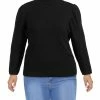 Discount 😀 Anne Klein 👩 Womens Puff Sleeve Ribbed Turtleneck Sweater 🤩