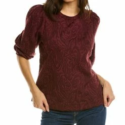 Deals 🛒 Anne Klein Balloon Sleeve Pullover for 👩 women ✔️