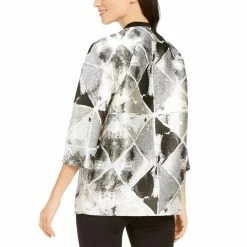 Discount 😀 Anne Klein 👩 Womens Metallic Open Front Topper Jacket ❤️ -Anne Klein Sales 6fbc3bfbf61743e19d3222b668767662 1080x