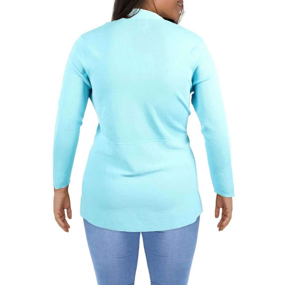 Buy π Anne Klein Plus π© Womens Open Front Layering Cardigan Sweater π― 4 Buy π Anne Klein Plus π© Womens Open Front Layering Cardigan Sweater π― - Image 2