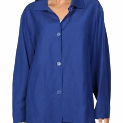 Best Sale 🔔 Anne Klein Plus 👩 Womens Linen Blend Office Suit Jacket ⭐