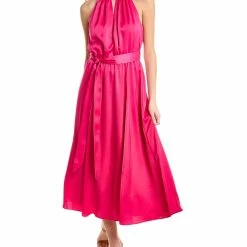 New 😉 Anne Klein Twisted Halter Midi 👗 Dress for 👩 women 👍