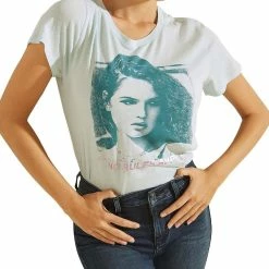 Flash Sale 🌟 Anne Klein 👩 Womens Printed Short Sleeve Graphic T-Shirt 😉