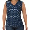 Brand new 👍 Anne Klein 👩 Womens Polka Dot V Neck Shell ⭐ -Anne Klein Sales 857f3ce9721c4f348ef351c35aab67e0 31596265 5fce 4e70 9a3d 560cd6a1d2a4 1080x