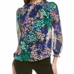 Best reviews of 🌟 Anne Klein Printed Chiffon Top for 👩 women 🧨