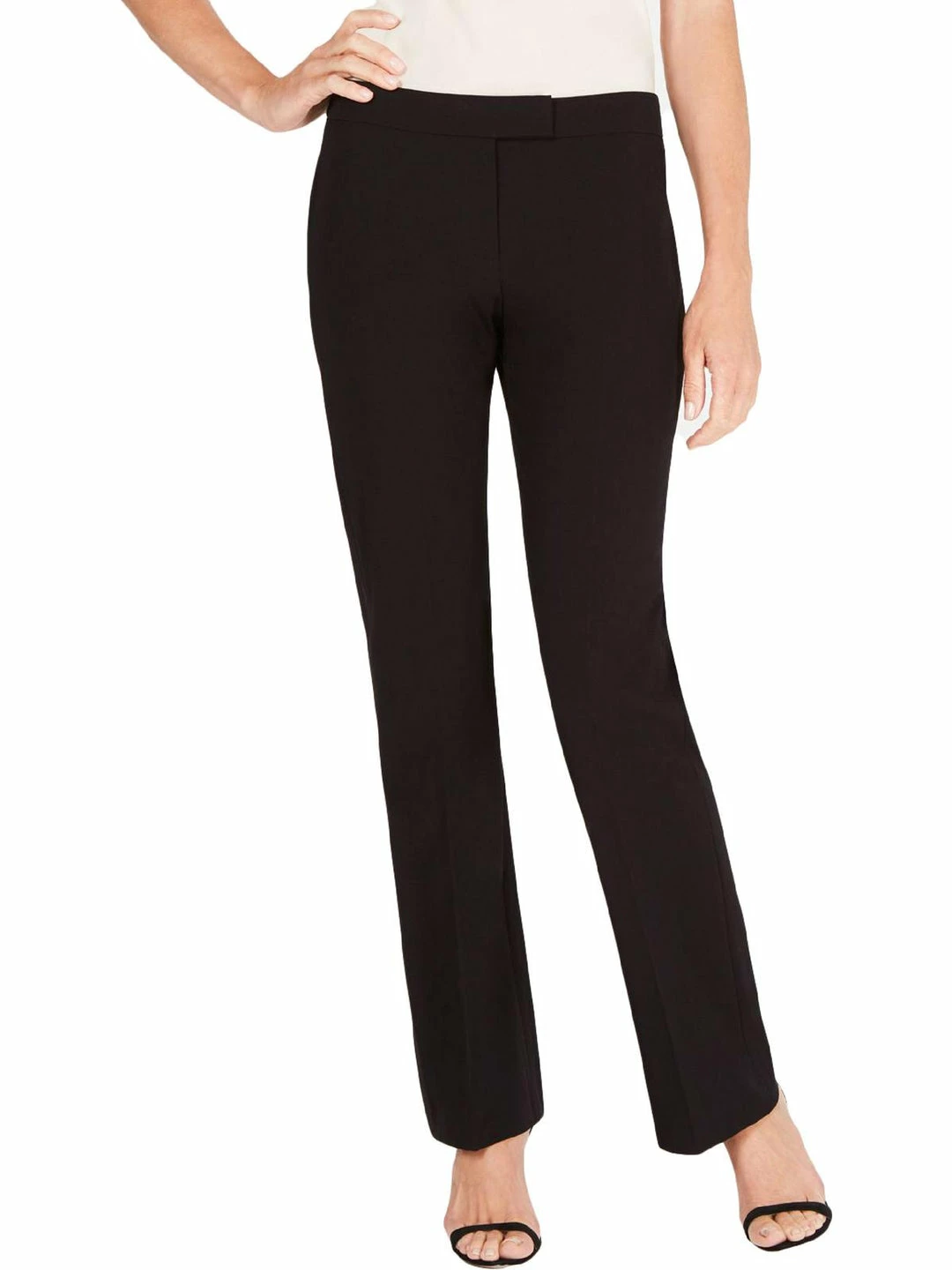 New π Anne Klein π© Womens Hook/Nar Zip Fly π Dressy Flared Pants π 3 New π Anne Klein π© Womens Hook/Nar Zip Fly π Dressy Flared Pants π