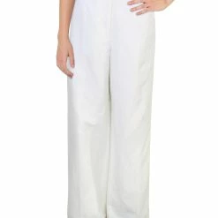 Best Sale 🧨 Anne Klein 👩 Womens High Rise Linen Wide Leg Pants 🥰