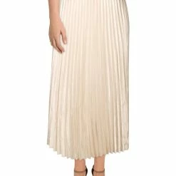 Hot Sale 🔔 Anne Klein 👩 Womens Maxi Long Pleated 👗 Skirt 🔥