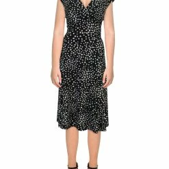 Budget 👏 Anne Klein Julie 👩 Womens Printed Calf Midi 👗 Dress ❤️