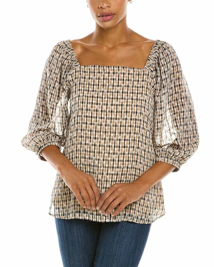 Budget π Anne Klein Plaid Popover Blouse for π© women π 3 Budget π Anne Klein Plaid Popover Blouse for π© women π