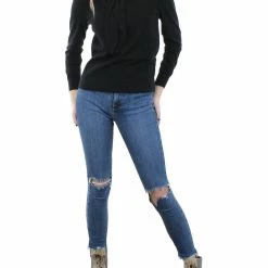 Flash Sale ✨ Anne Klein 👩 Womens Bow Neck Knit Blouse 🧨