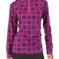 Wholesale 🔥 Anne Klein 👩 Womens Printed Zip Up Pullover Top ✔️