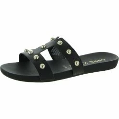 Buy 👍 Anne Klein Ely 👩 Womens Embellished Cushioned Footbed T-Strap 🩴 Sandals 💯