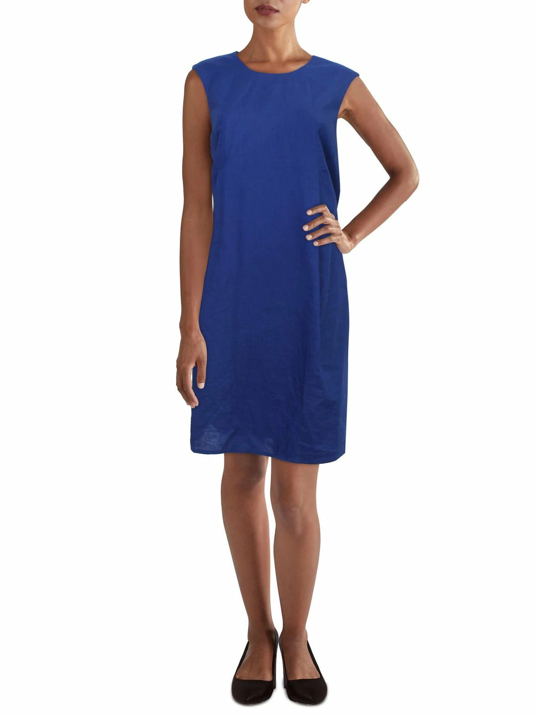 Promo 𧨠Anne Klein π© Womens Linen Blend V Neck Shift π Dress π 3 Promo 𧨠Anne Klein π© Womens Linen Blend V Neck Shift π Dress π