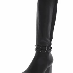 Discount 😍 Anne Klein Reale 👩 Womens Studded Knee-High 🥾 Boots 🛒