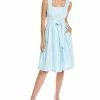 Promo 🌟 Anne Klein Tie Waist Linen-Blend A-Line 👗 Dress for 👩 women ❤️ -Anne Klein Sales da910160ac9248ef855a1e423eb6bc6a 64a1972a 6c2a 4a7b 9e6c 28520700d18a 1080x