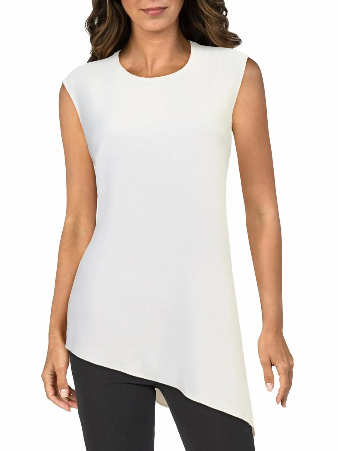 Best Sale π€© Anne Klein Petites π© Womens Side Slit Asymmetrc Tank Top π 3 Best Sale π€© Anne Klein Petites π© Womens Side Slit Asymmetrc Tank Top π
