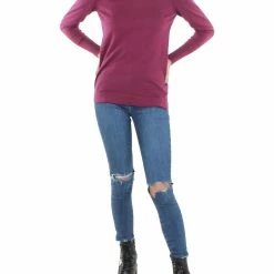 Best deal 🧨 Anne Klein Plus 👩 Womens Cotton Cashmere Shirred Shoulder Pullover Sweater 💯