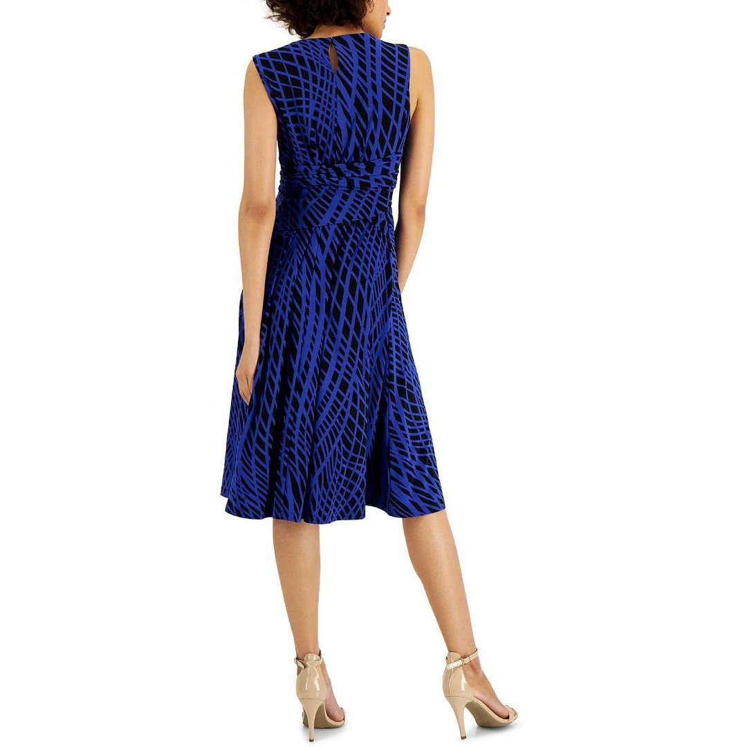 Discount π Anne Klein π© Womens Printed Sleeveless Sheath π Dress π 4 Discount π Anne Klein π© Womens Printed Sleeveless Sheath π Dress π - Image 2